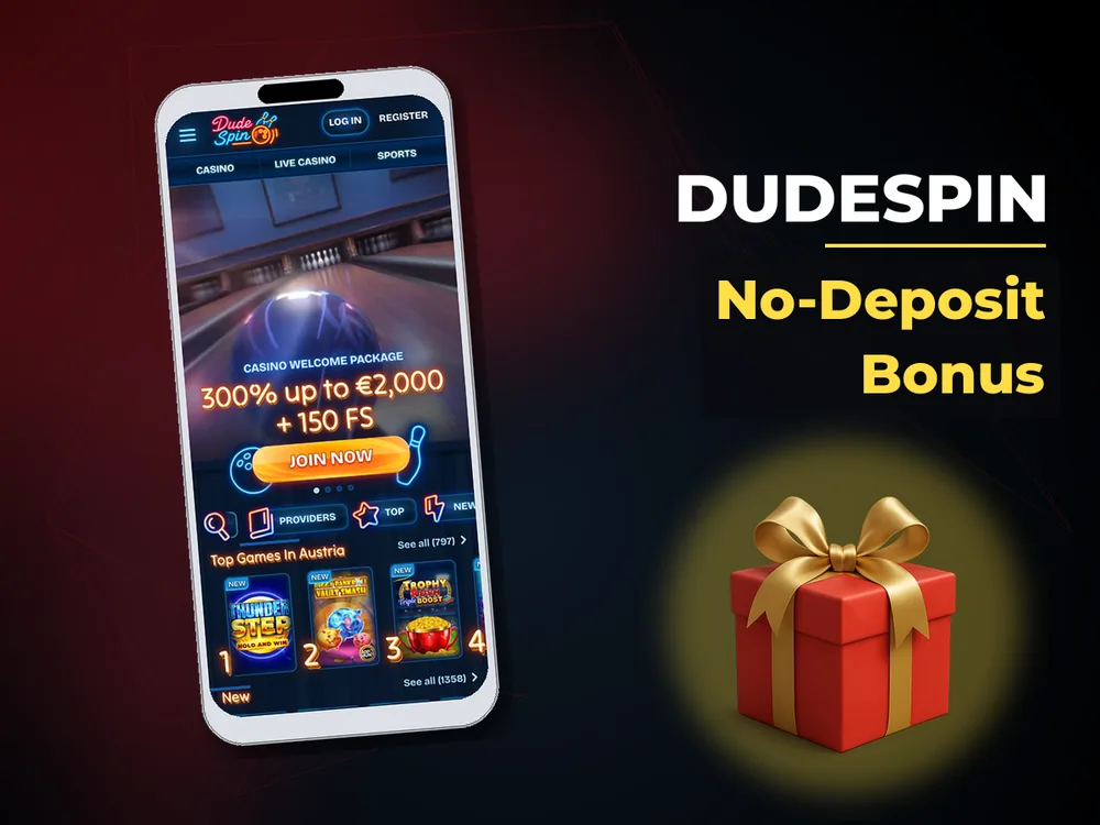 Dudespin - No-Deposit Bonus