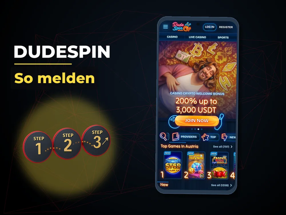 Dudespin - So melden