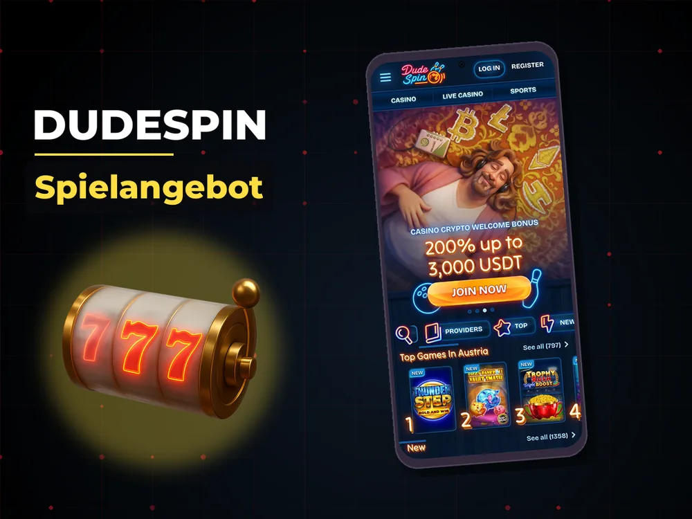 Dudespin - Spielangebot